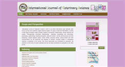 Desktop Screenshot of ijvets.com